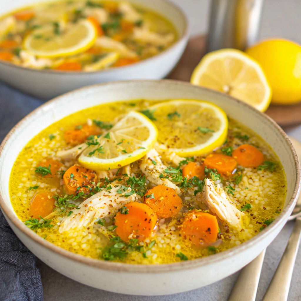 Revitalizing Lemon Ginger Chicken Soup Recipe
