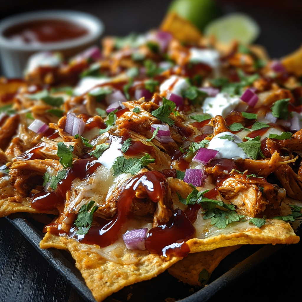 Savor the Flavor of BBQ Chicken Nachos