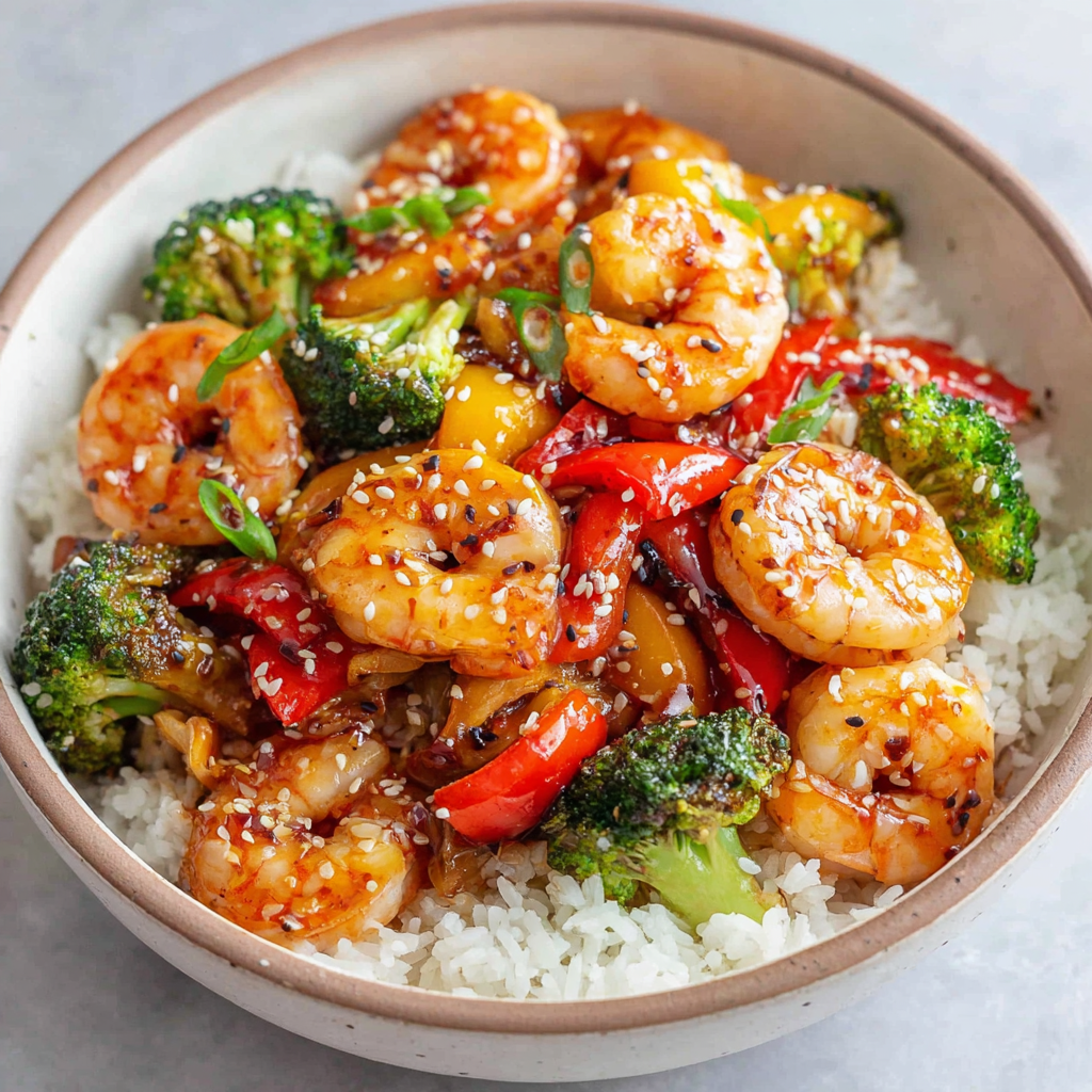 Savor the Flavors of a Vibrant Shrimp Stir Fry