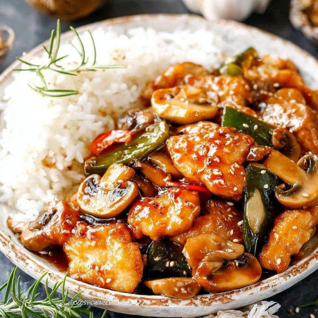 Savoring Panda Express Mushroom Chicken at Home