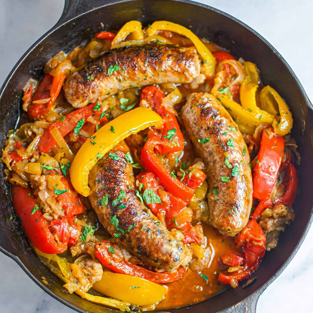 Savoring Simplicity: One-Pot Sausage and Peppers
