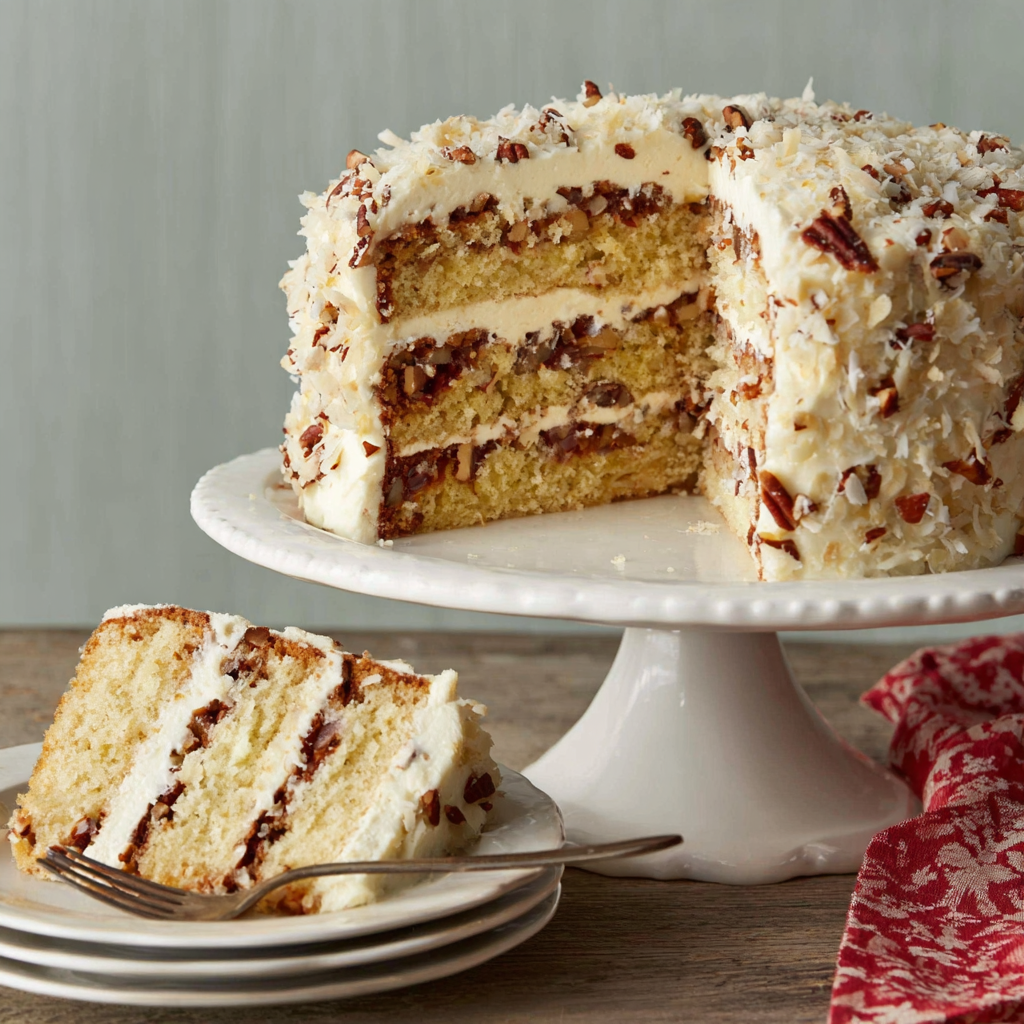 Savoring the Layers of Italian Cream Cake