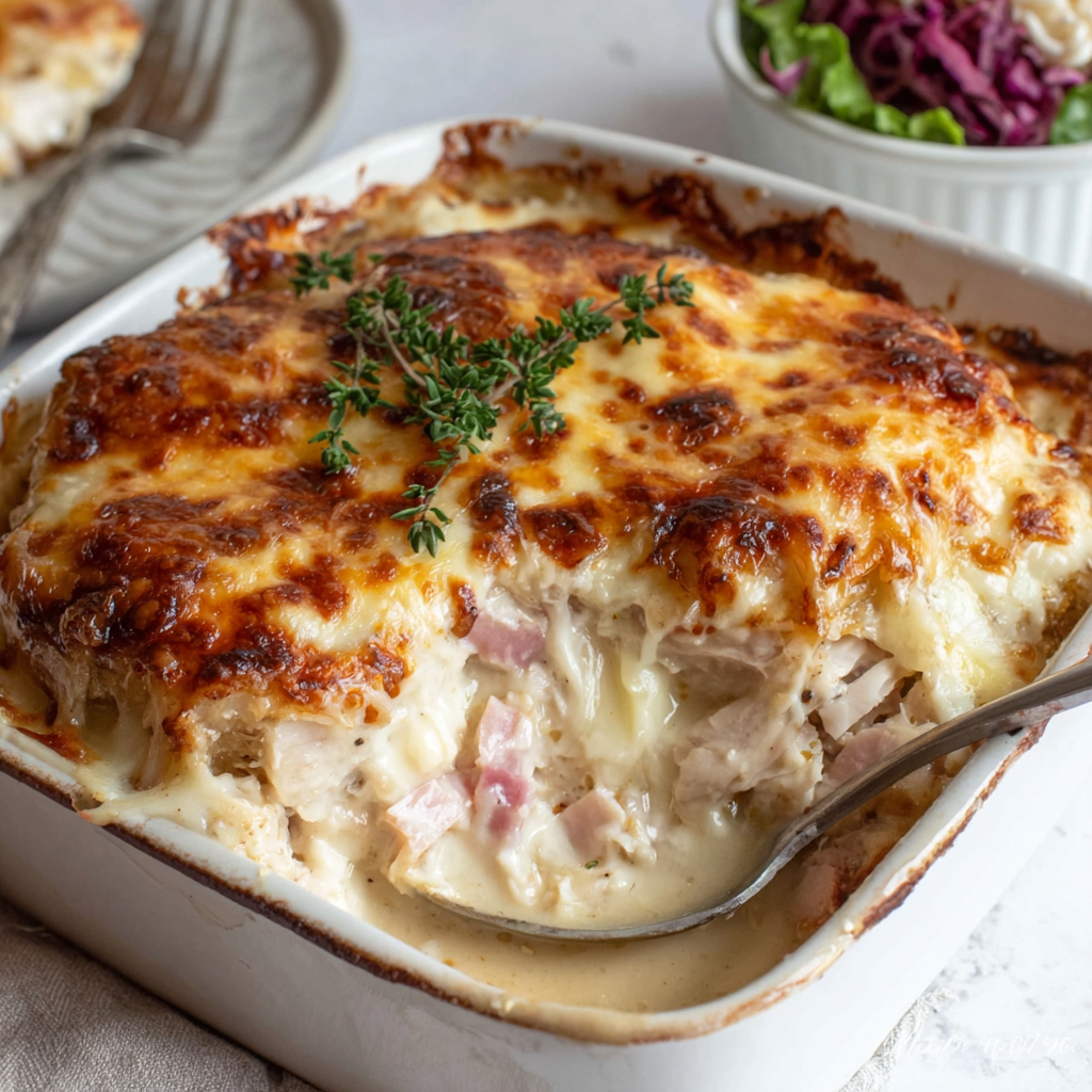 Savory Chicken Cordon Bleu Casserole Recipe