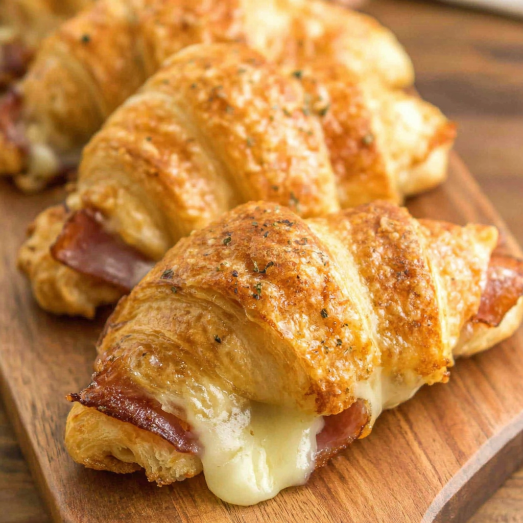 Savory Ham and Cheddar Crescent Roll Ups for Families