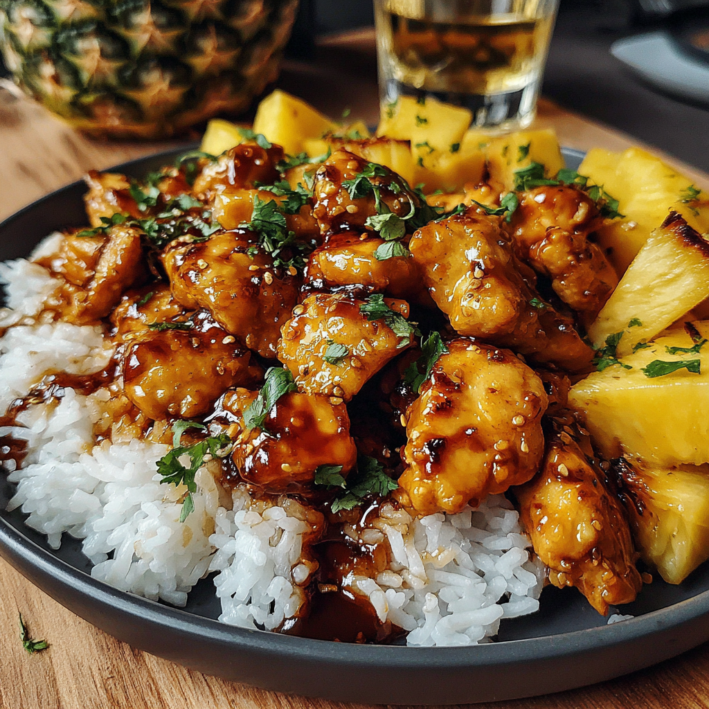 Savory Pineapple Chicken and Rice Delight
