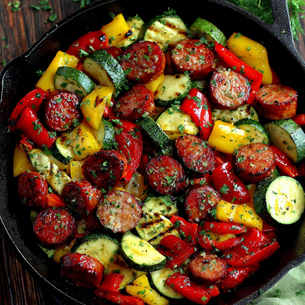 Savory Sausage and Veggie Skillet for Busy Cooks