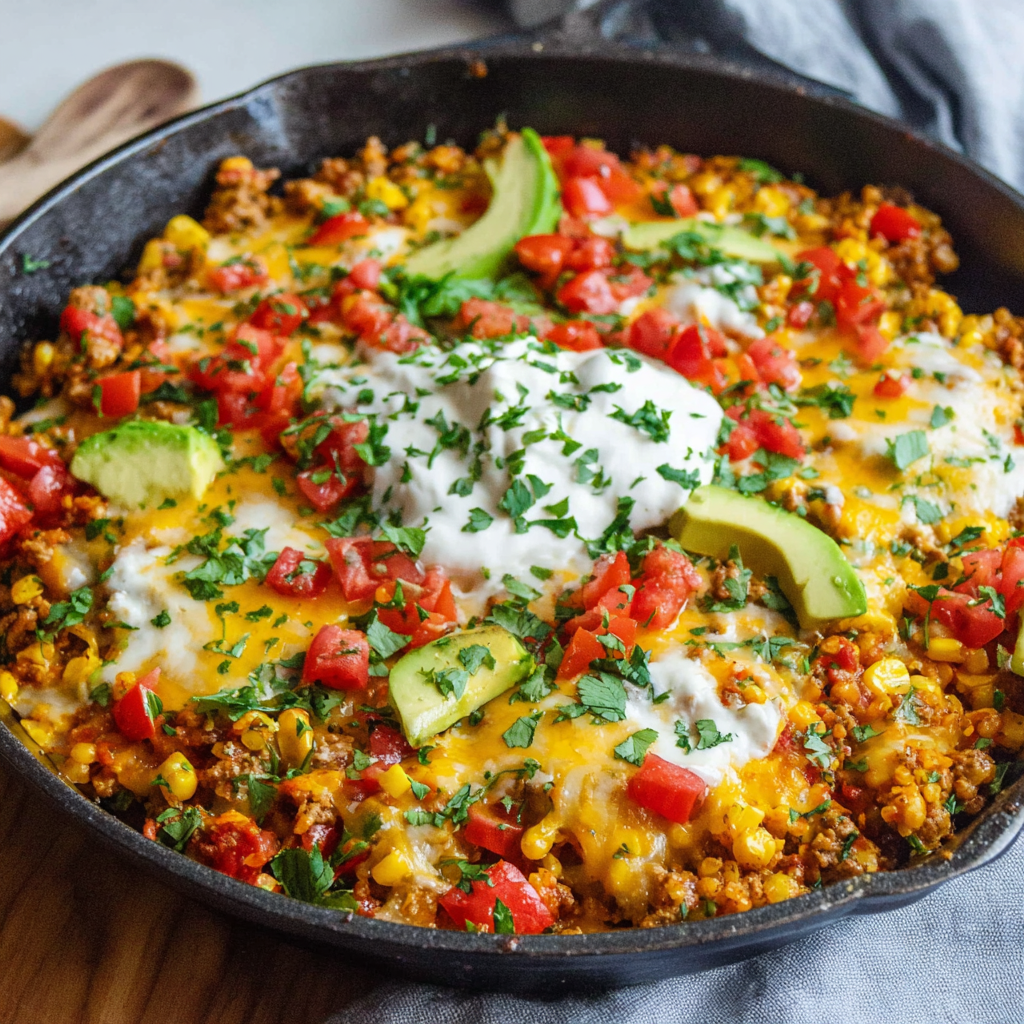 Savory Turkey Taco Skillet for Easy Dinners
