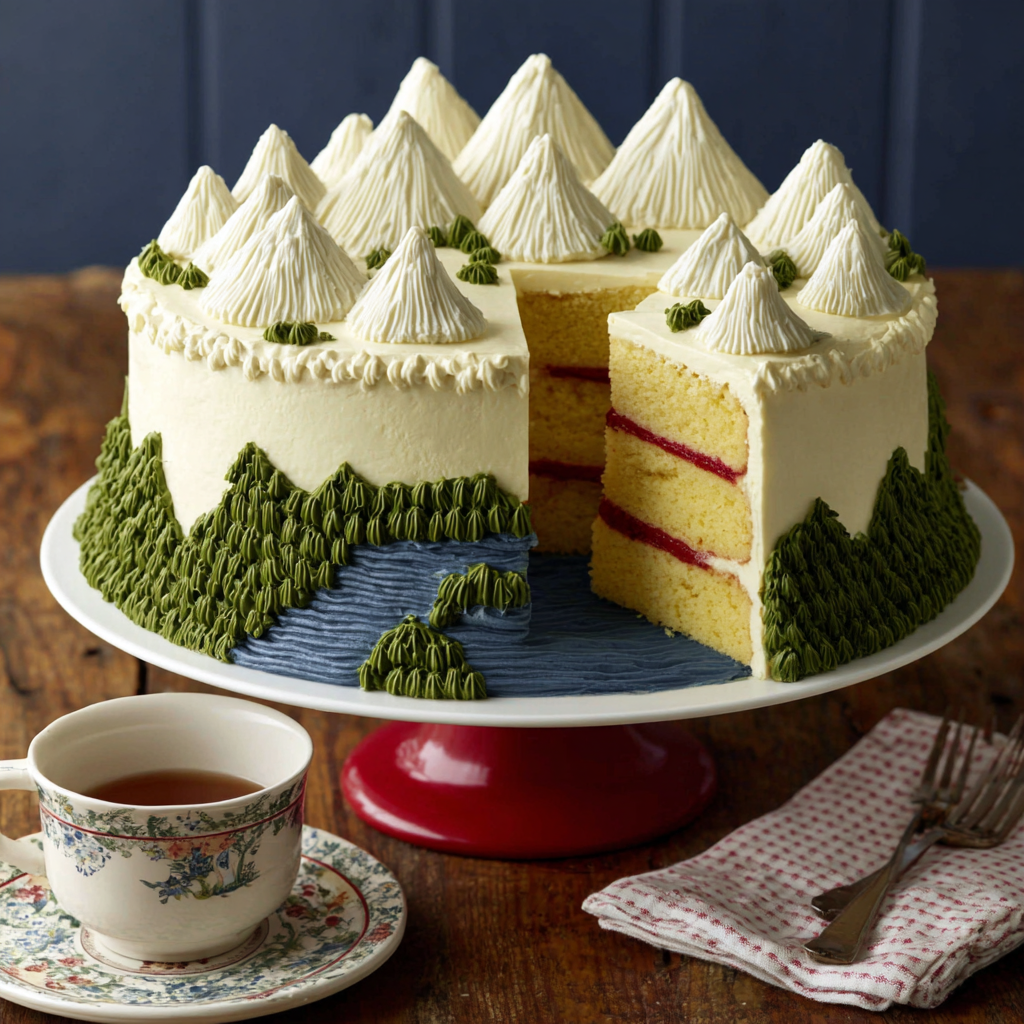 Ski Mountain Cake: A Delightful Alpine Treat