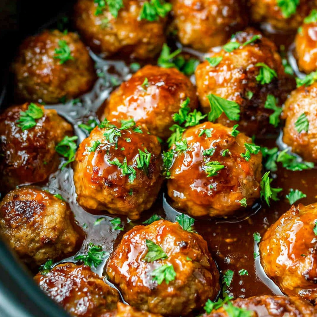 Slow Cooker Honey Buffalo Meatballs Recipe