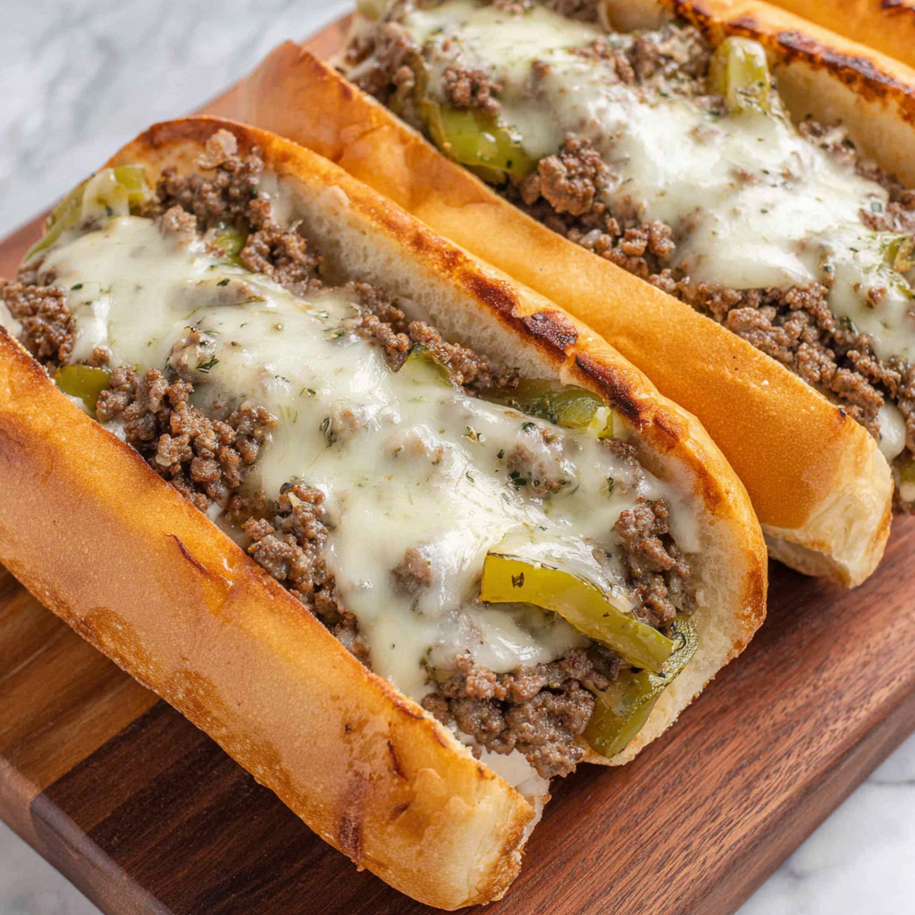 Weeknight Wonder: Quick Ground Beef Philly Cheesesteaks