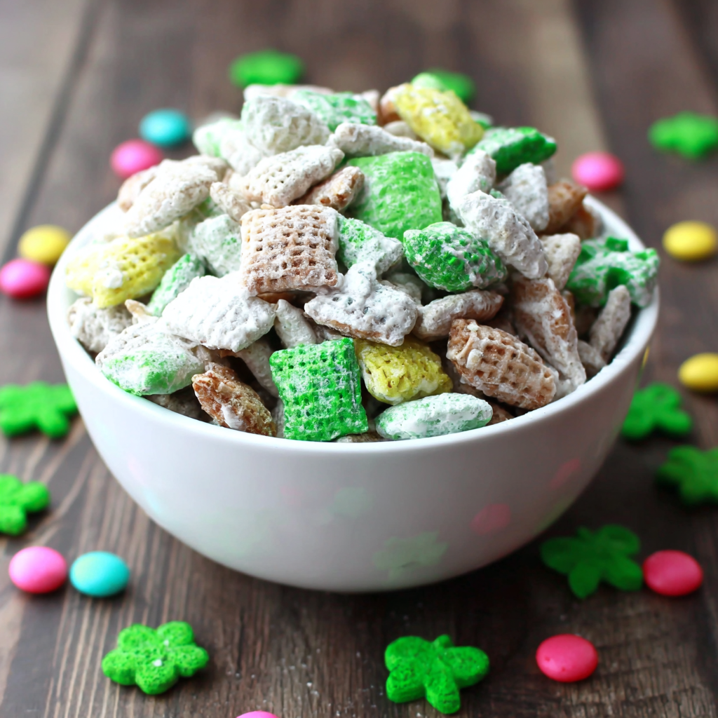 Celebrate Patrick’s Day with Festive Muddy Buddies