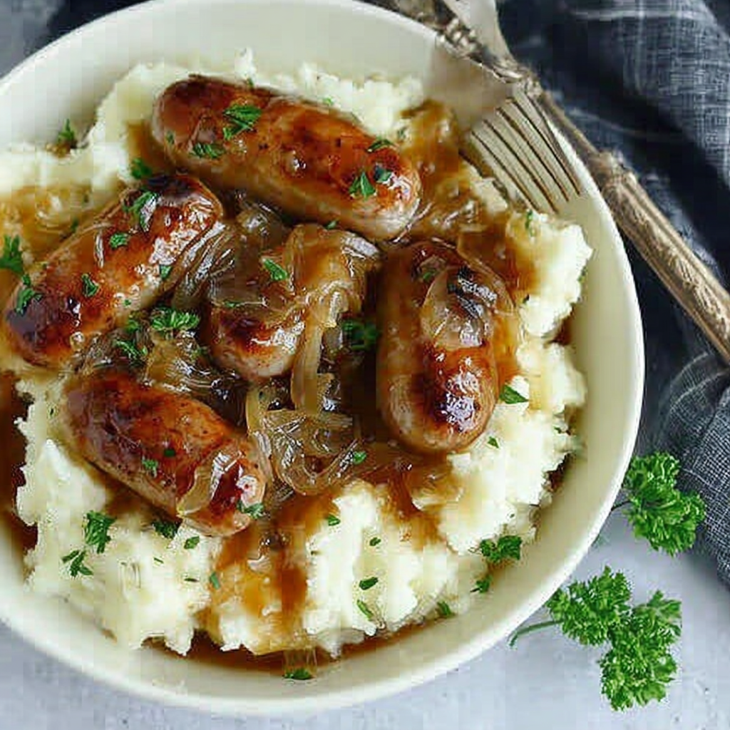 Classic Bangers and Mash for Home Cooks
