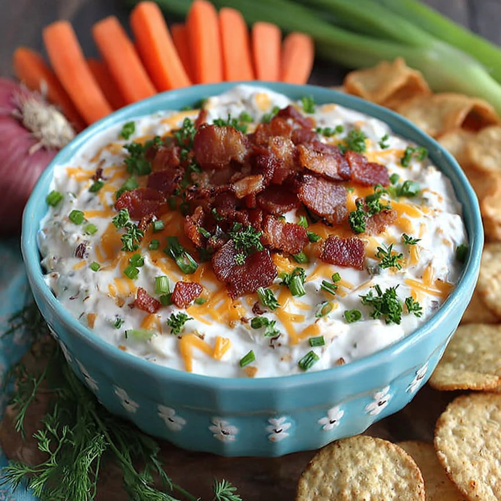 Creamy Bacon-Cheddar Ranch Dip for Easy Entertaining