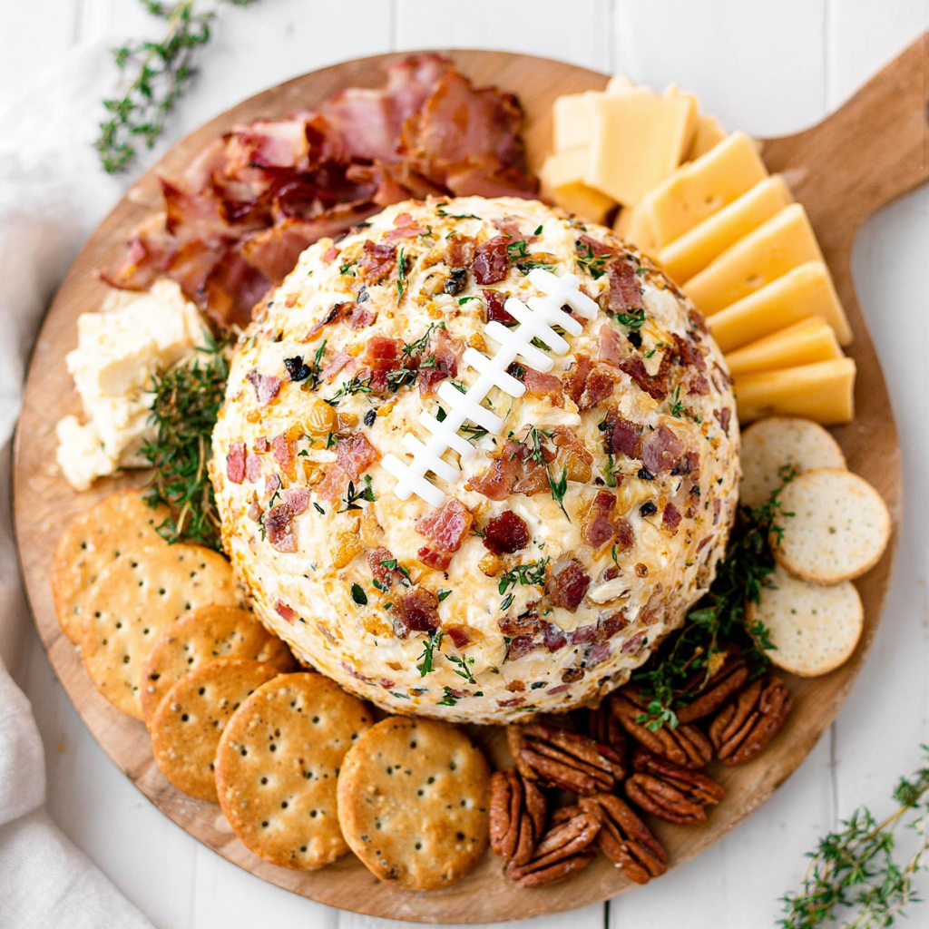 Create a Crowd-Pleasing Football Cheeseball