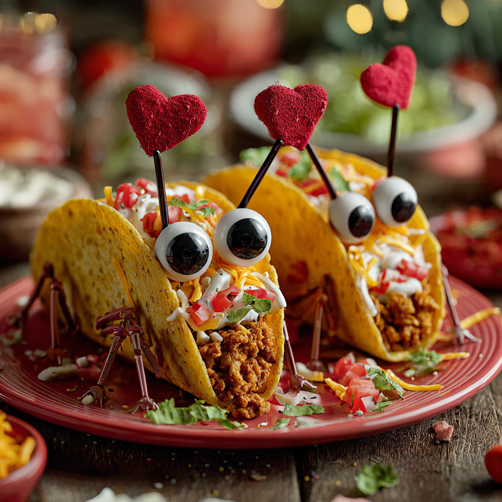 Creative Love Bug Tacos for a Cozy Night In