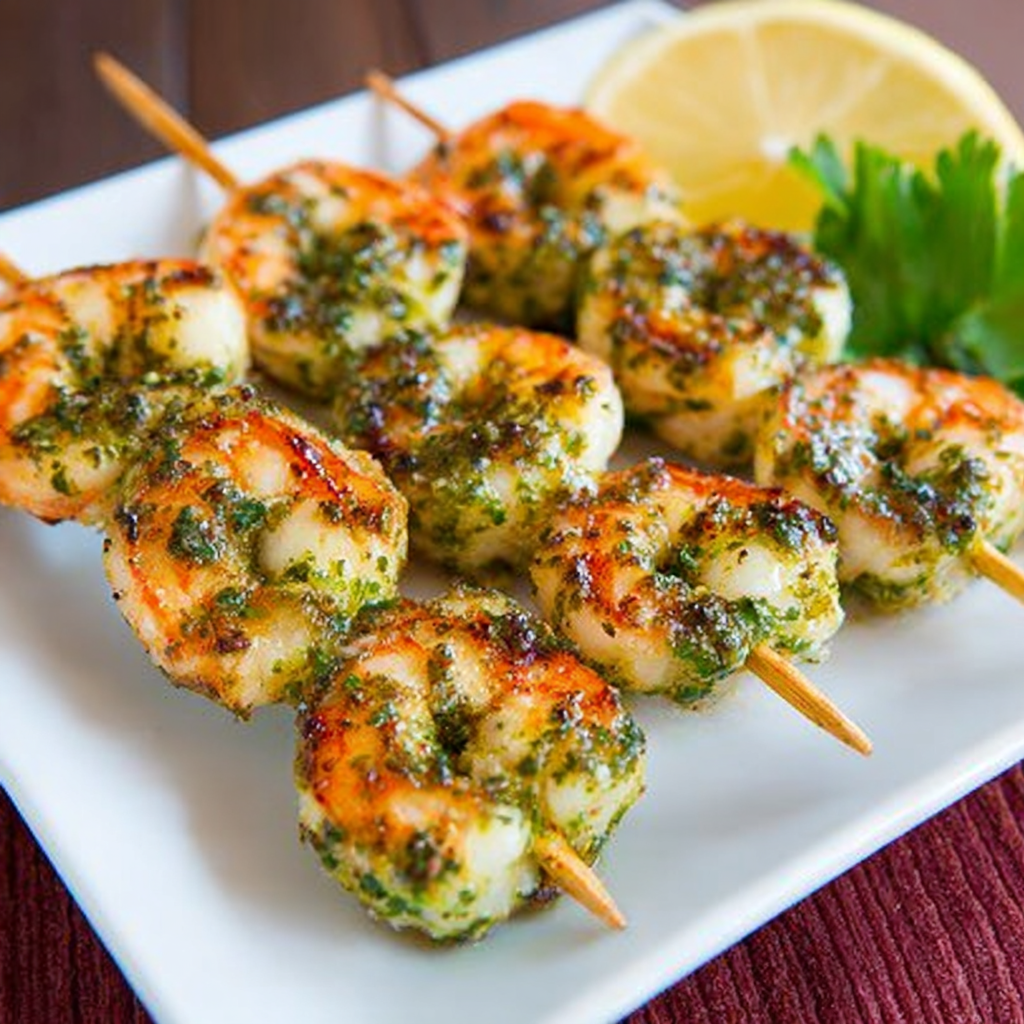 Delicious Pesto Grilled Shrimp for Summer Gatherings