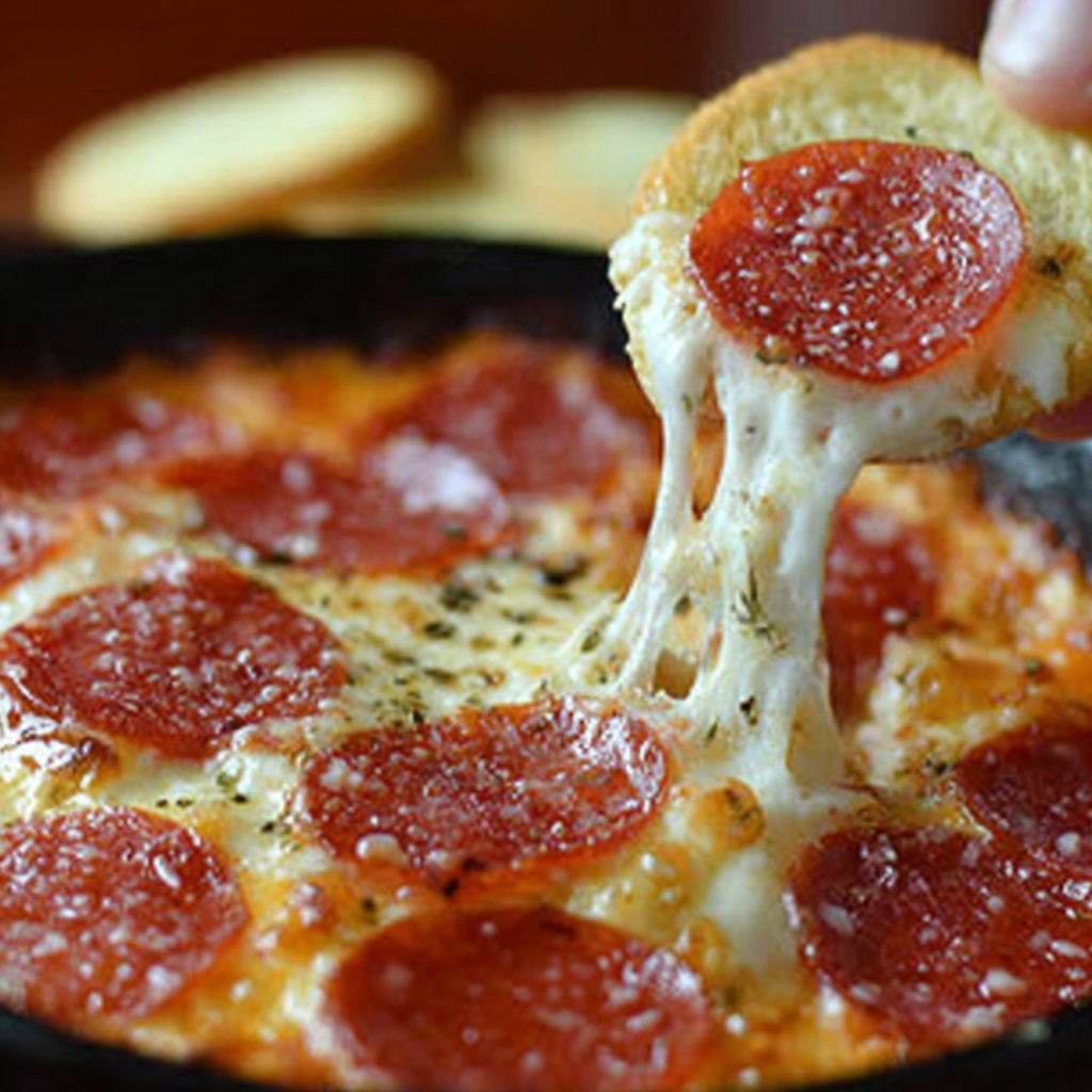 Deliciously Cheesy Baked Pizza Dip Recipe