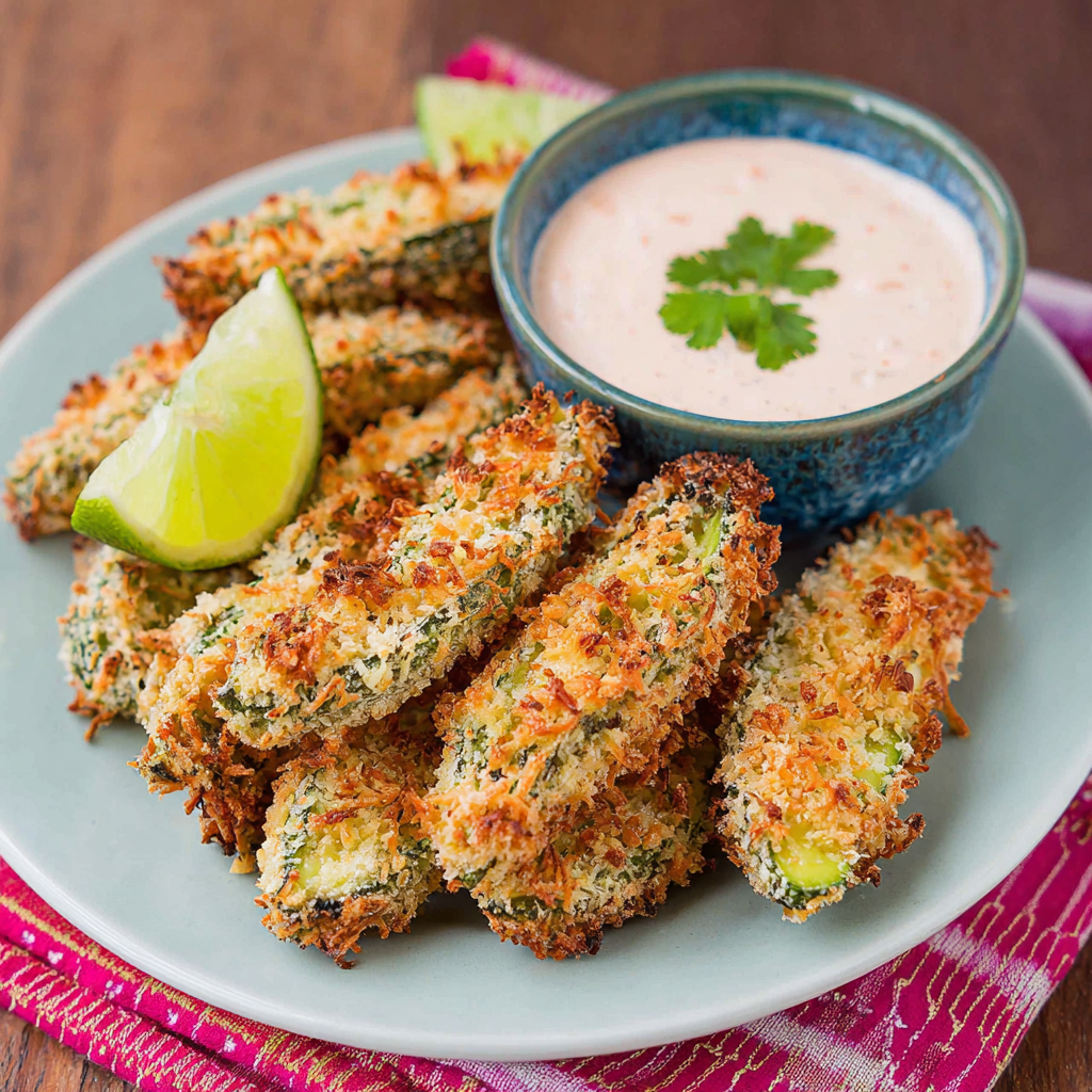 Deliciously Crispy Baked Avocado Fries Recipe