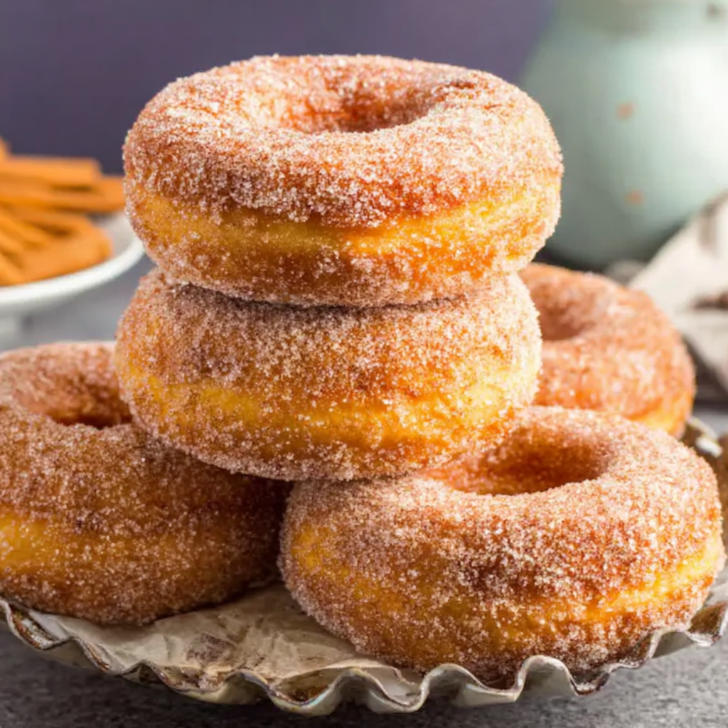 Deliciously Soft Cinnamon Sugar Donuts
