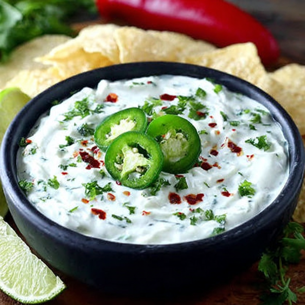 Deliciously Spicy Jalapeno-Ranch Dip Recipe