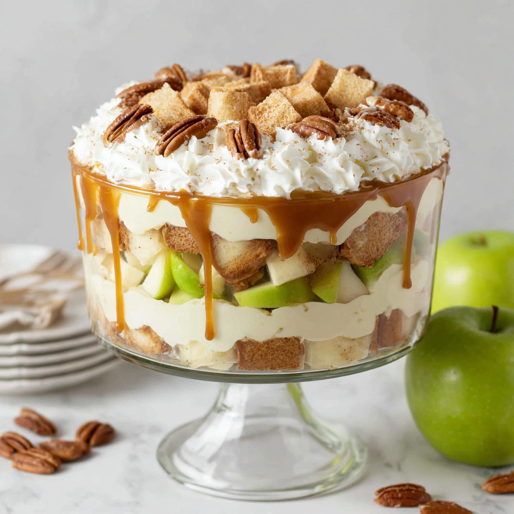 Delightful Caramel Apple Trifle for Home Cooks