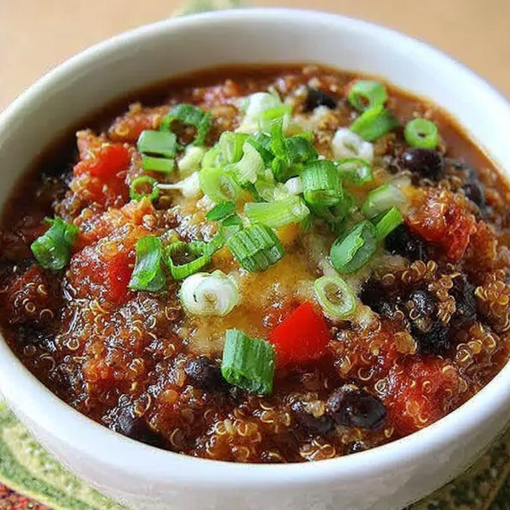 Hearty Black Bean and Quinoa Chili Recipe