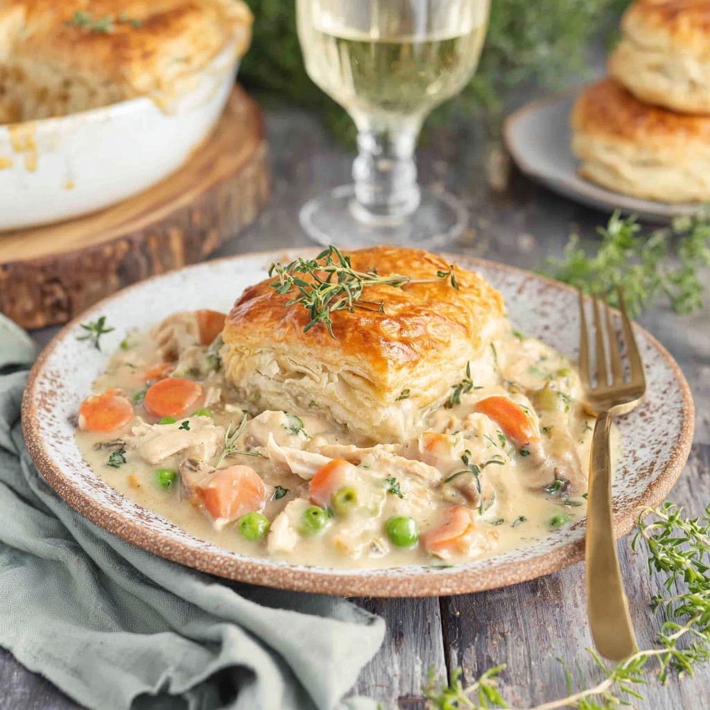 Hearty Chicken Pot Pie Casserole for Family Gatherings