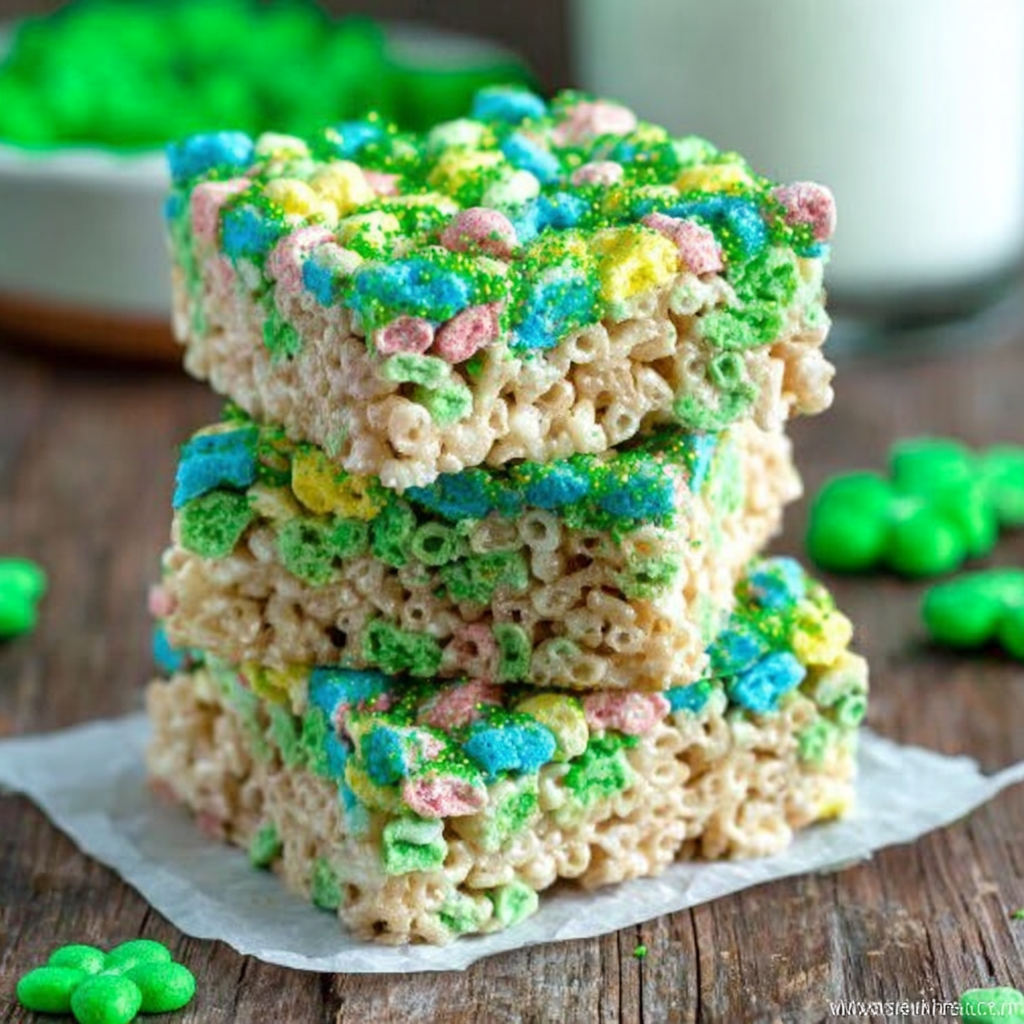 Indulgent Lucky Charms Rice Krispie Treats Recipe