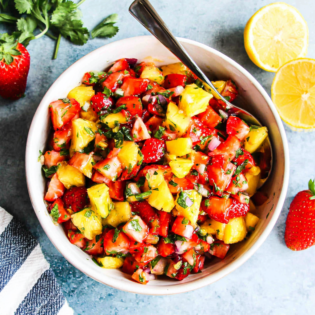 Refreshing Strawberry Pineapple Salsa Recipe