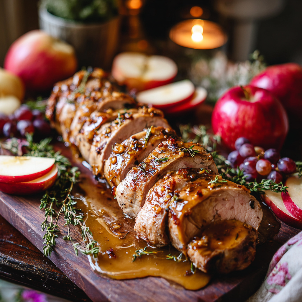 Savor the Flavor: Pork Tenderloin with Apple Cider Glaze