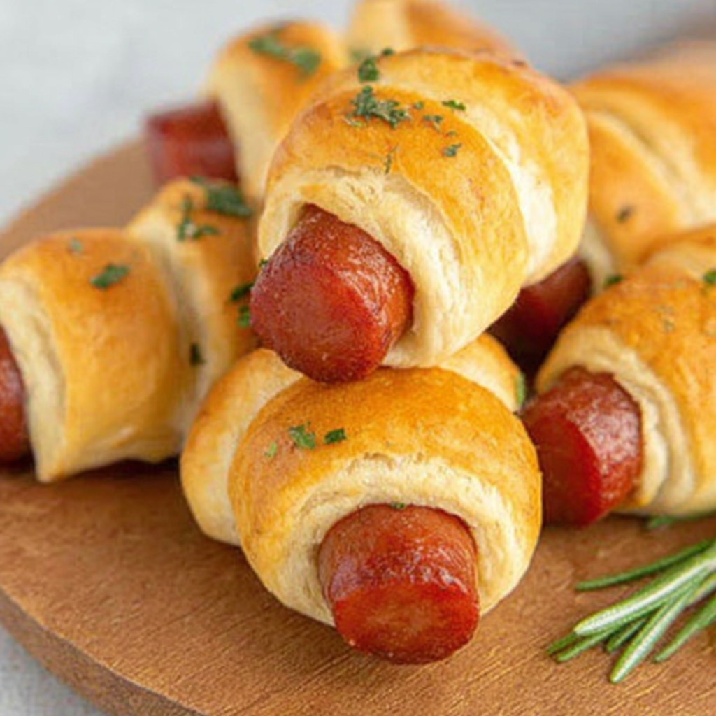 Savory Crescent Roll Pigs in a Blanket Recipe