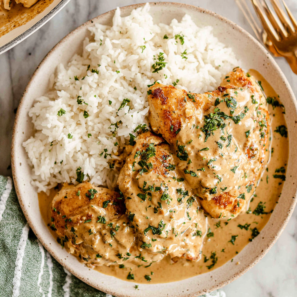 Comforting Smothered Chicken with Savory Gravy