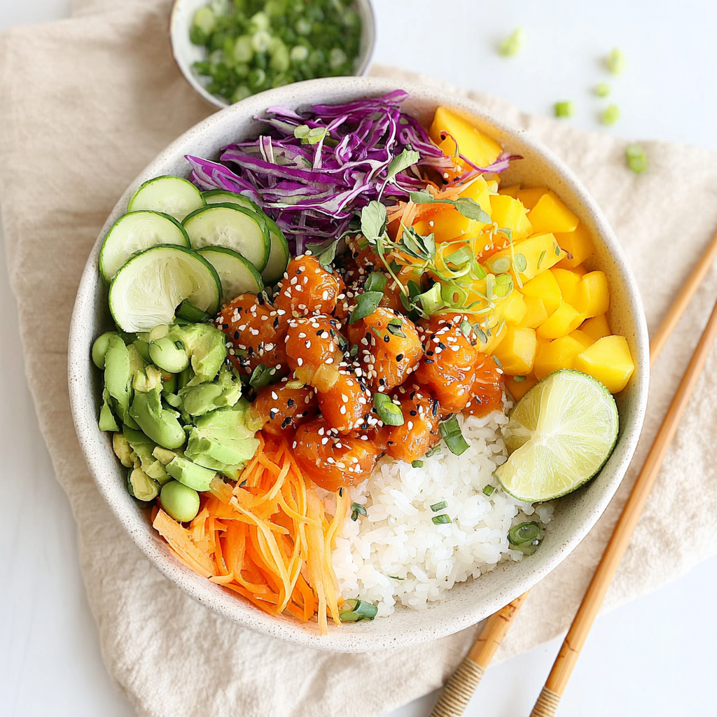 Creating Flavorful Salmon Poke Bowls at Home