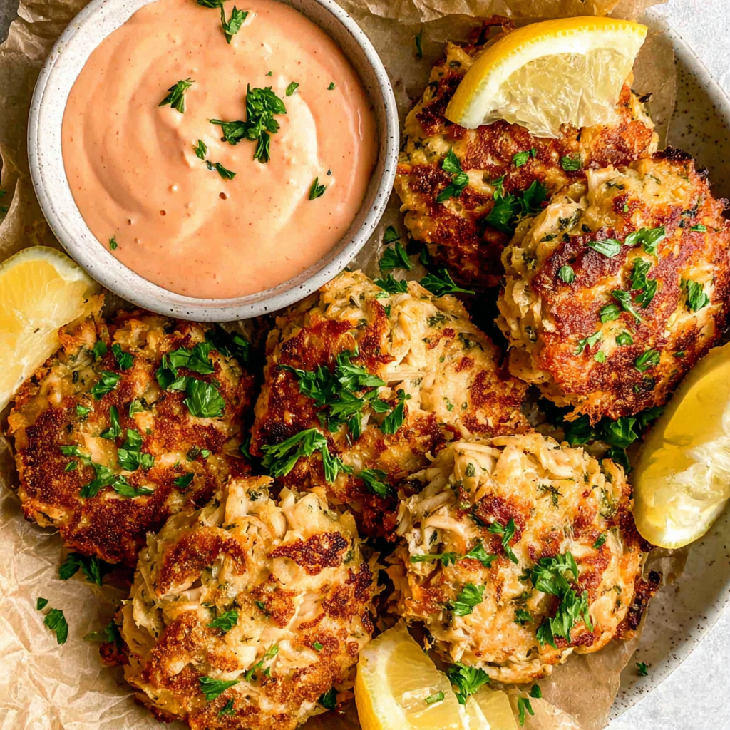 Crispy Air Fryer Crab Cakes Packed with Flavor