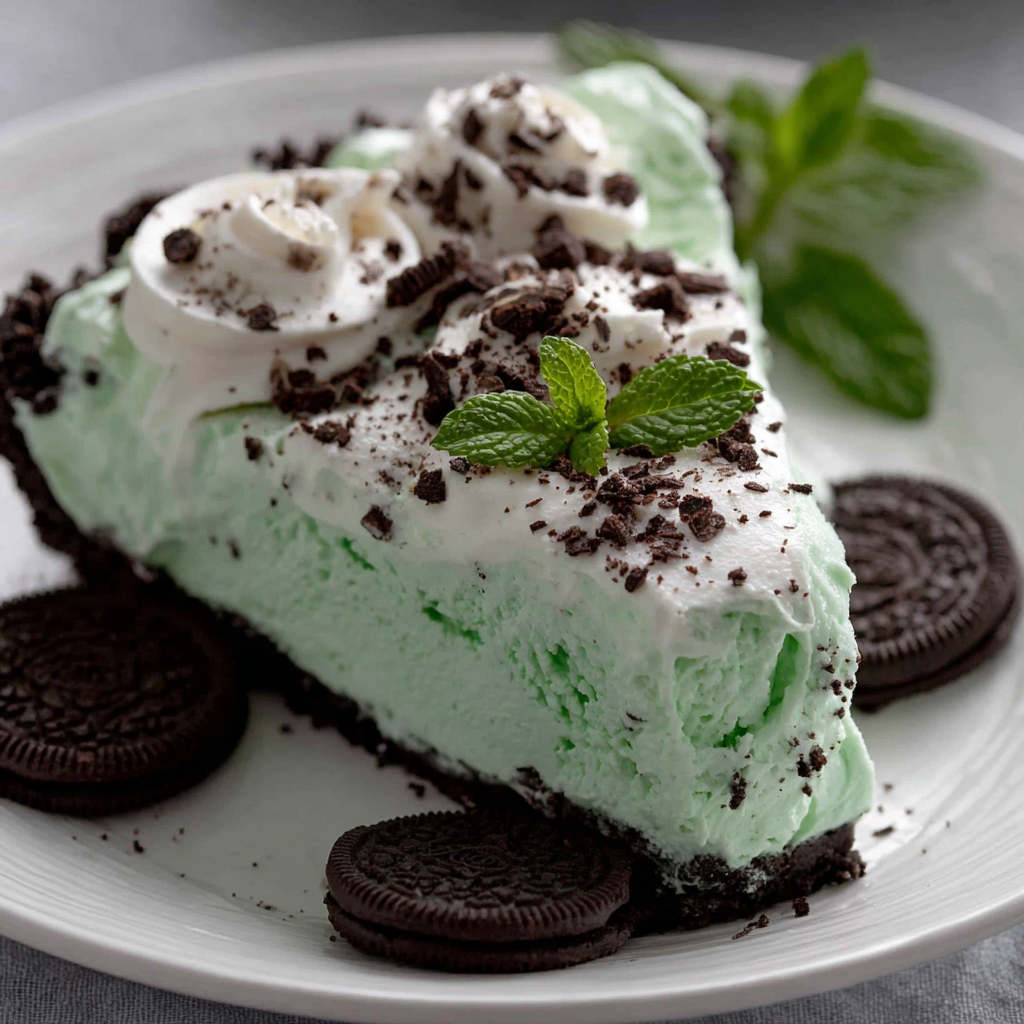 Decadent Mint Oreo Ice Cream Pie Recipe