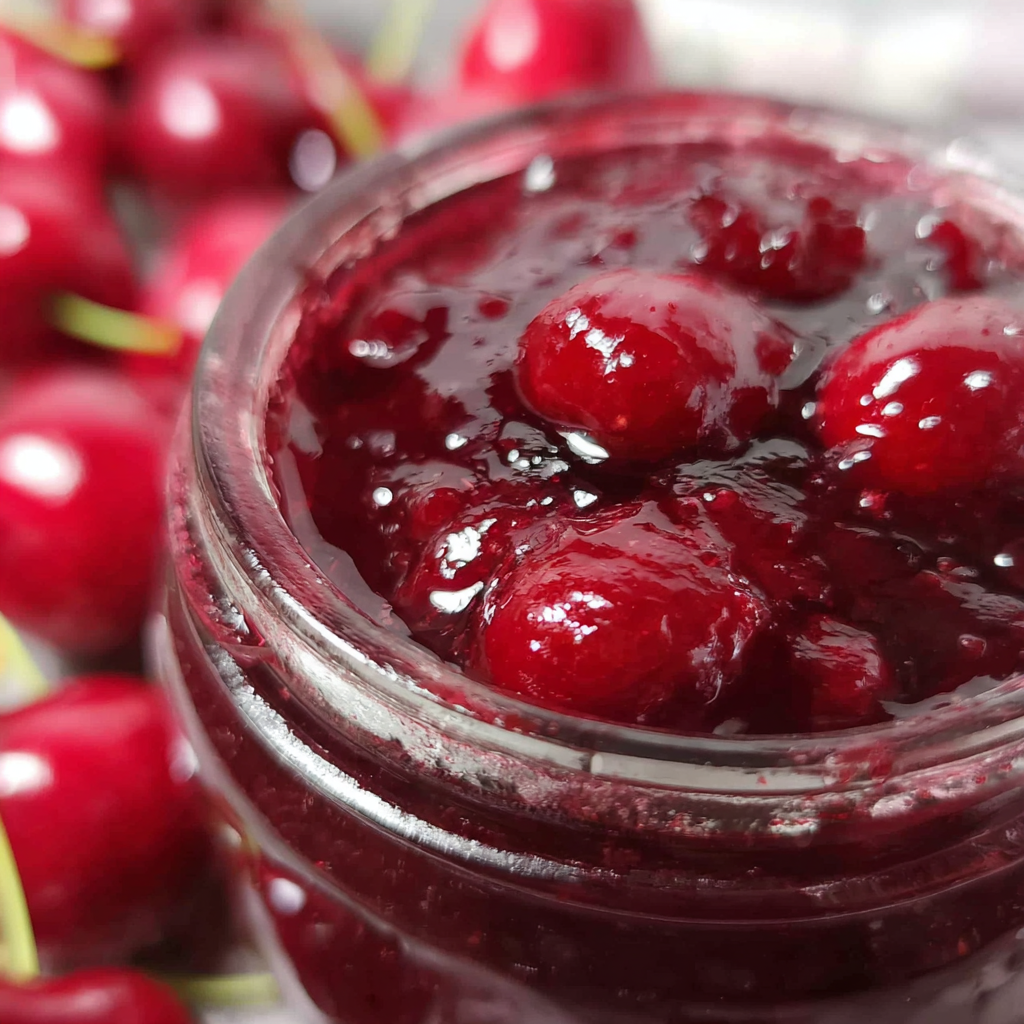 Delicious Cherry Freezer Jam for Easy Enjoyment