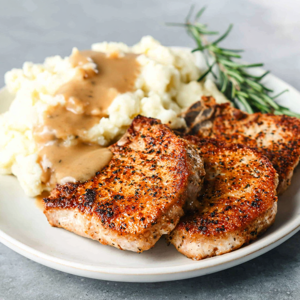 Delicious Southern Fried Pork Chops with Gravy