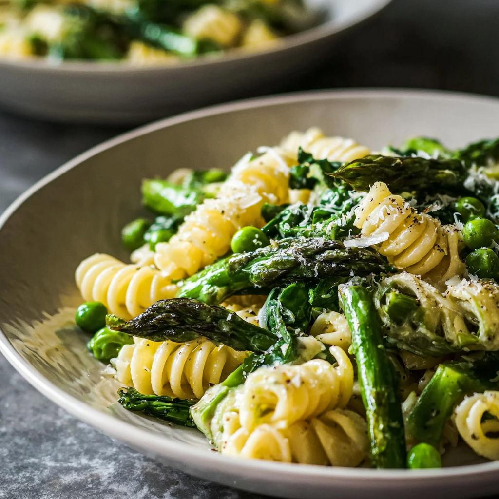 Delightful Creamy Spring Vegetable Pasta Recipe