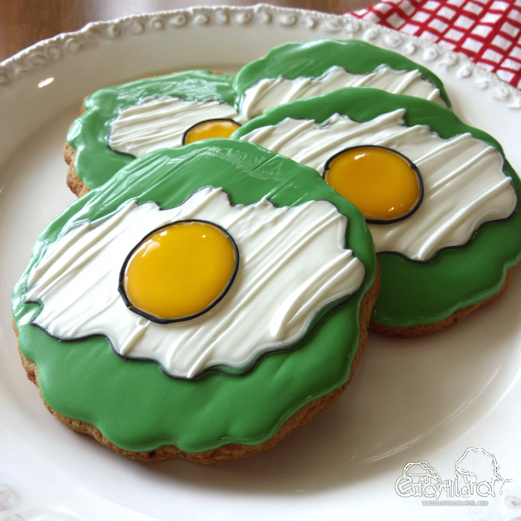 Delightful Dr. Seuss Green Eggs And Ham Cookies