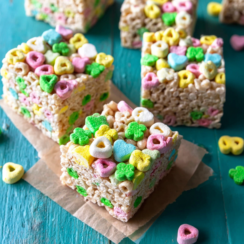 Delightful Lucky Charms Marshmallow Treats Recipe