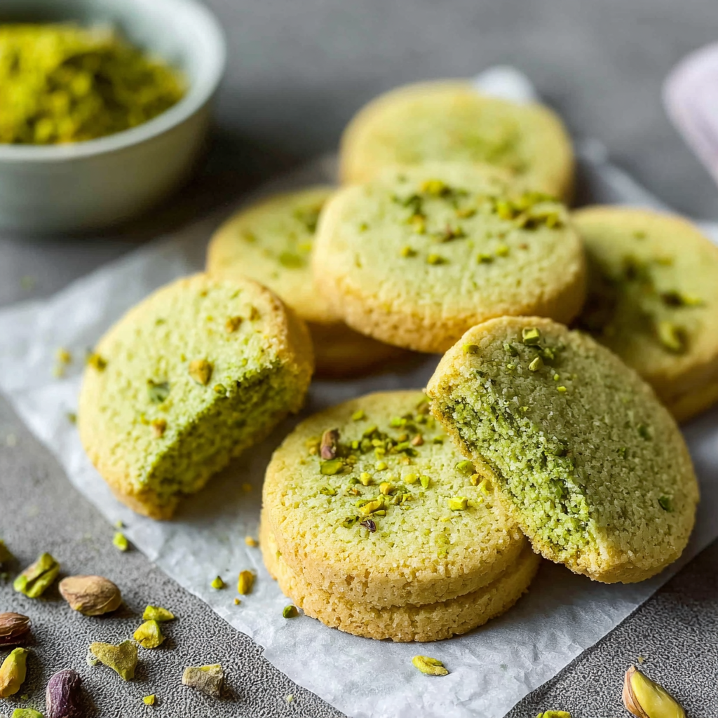 Delightful Pistachio Shortbread Cookies Recipe