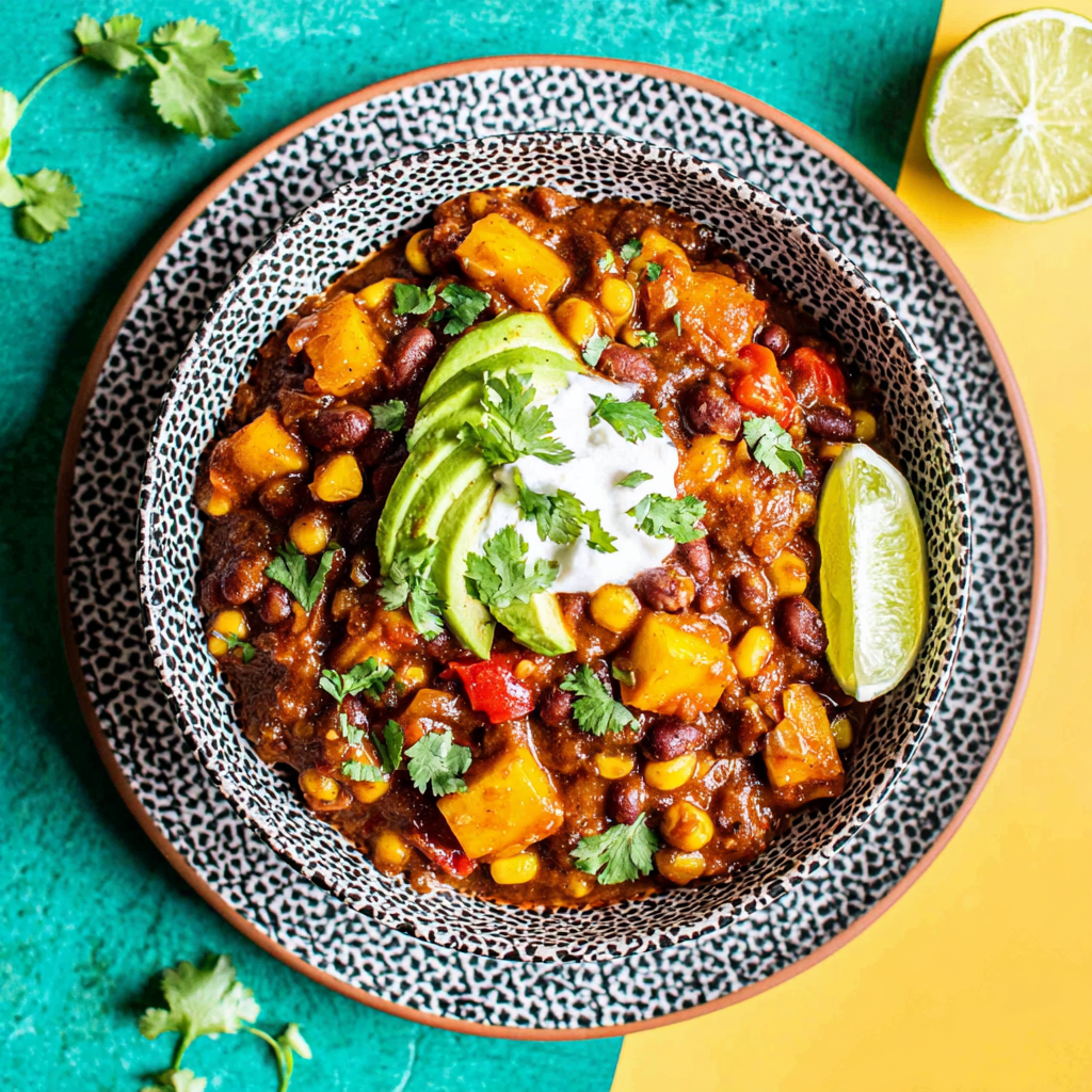 Flavorful Crockpot Three Bean Chili for Cozy Evenings