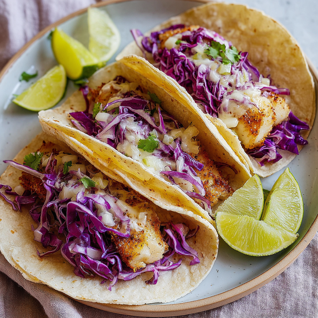 Fresh and Flavorful Air Fryer Fish Tacos