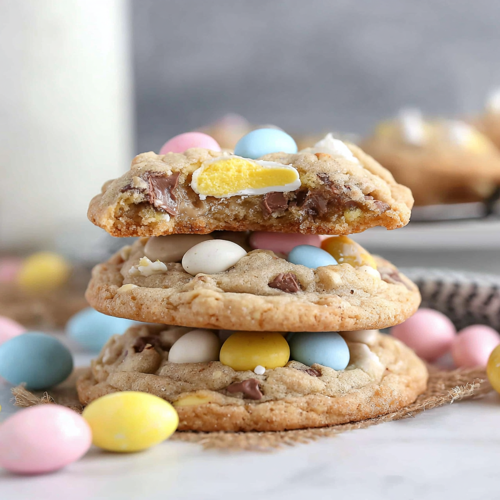 Indulgent Cadbury Egg Cookies for Sweet Cravings