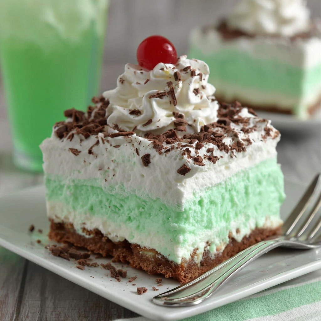 Layered Delight: Shamrock Shake Lasagna Recipe