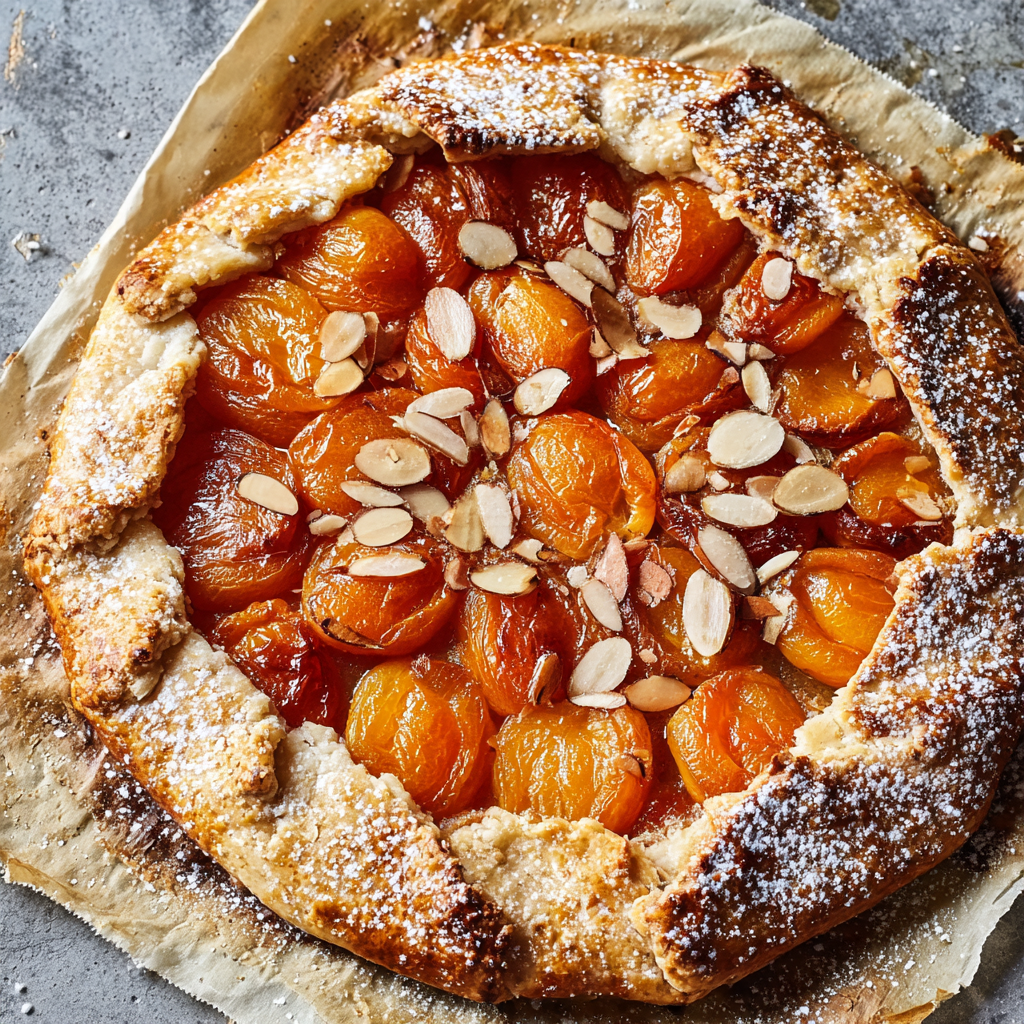 Quick and Delicious Apricot Almond Galette Recipe