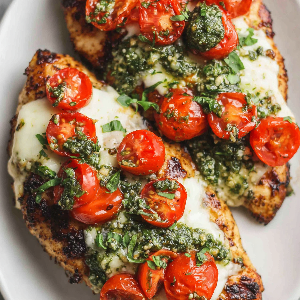 Savoring Grilled Chicken Margherita at Home