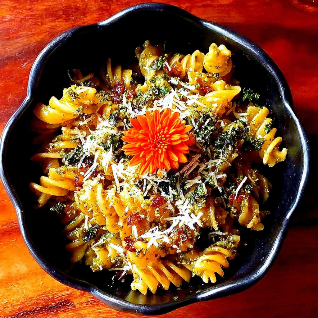 Savoring the Delight of Kale Pesto Pasta