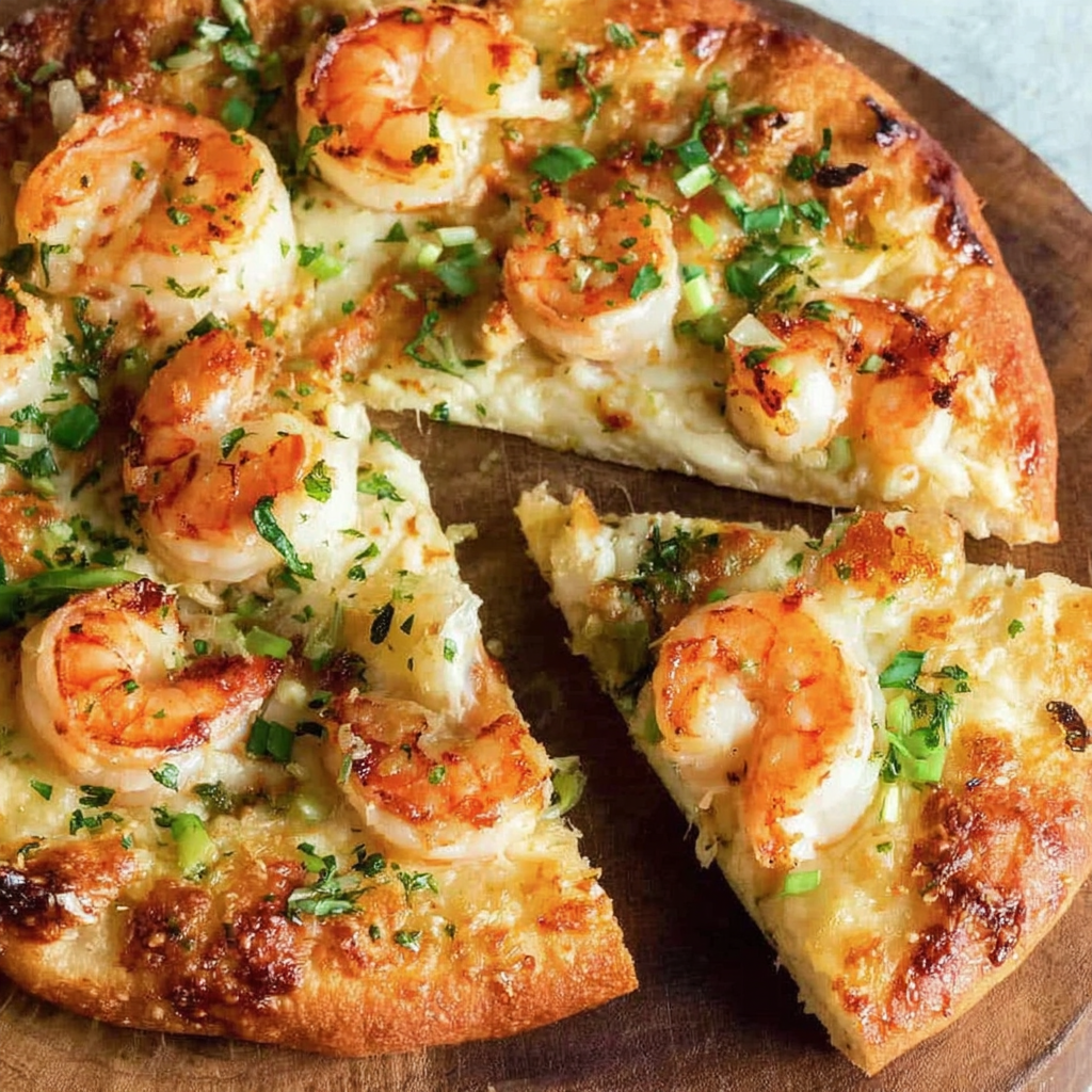 Savory Air Fryer Shrimp Pizza Delights