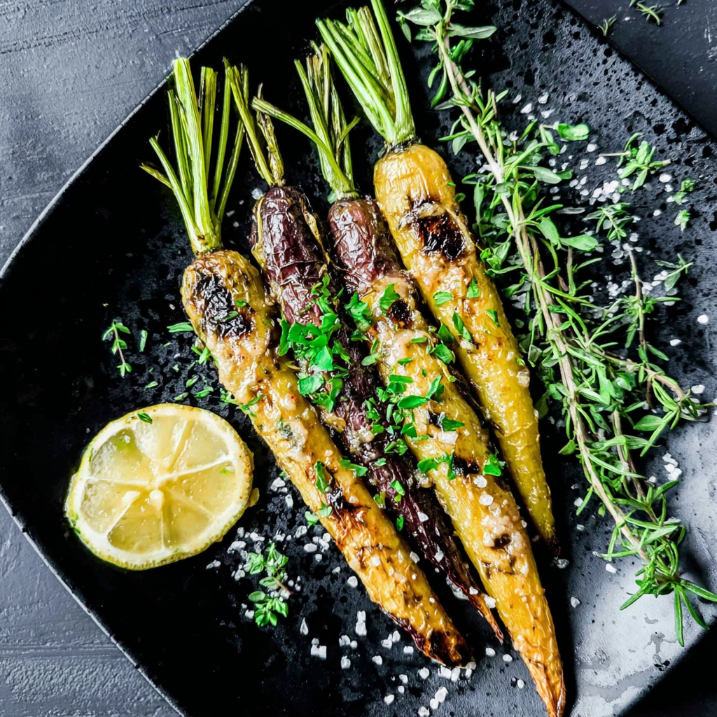 Sweet and Spicy Honey Sriracha Carrots Recipe